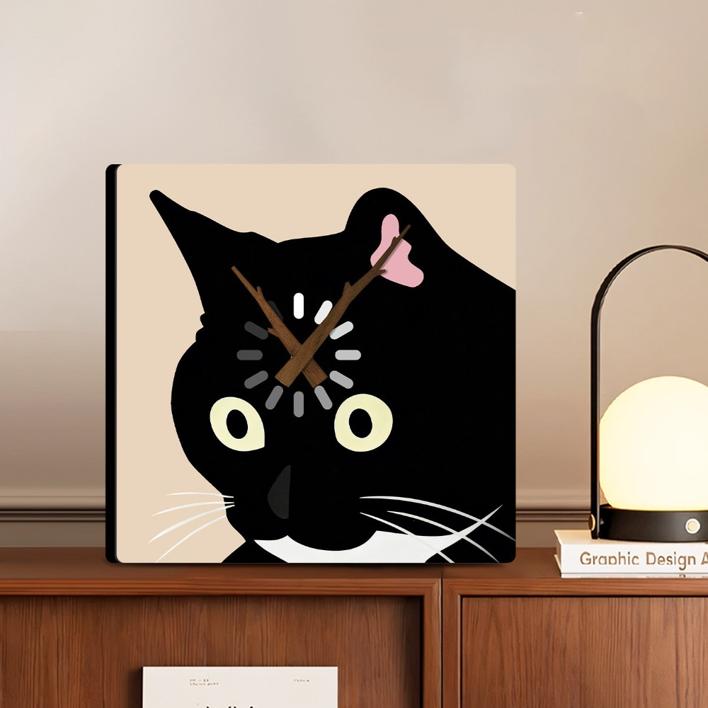 Art Craft Movement - Relógio de Mesa Criativo Daze Cat