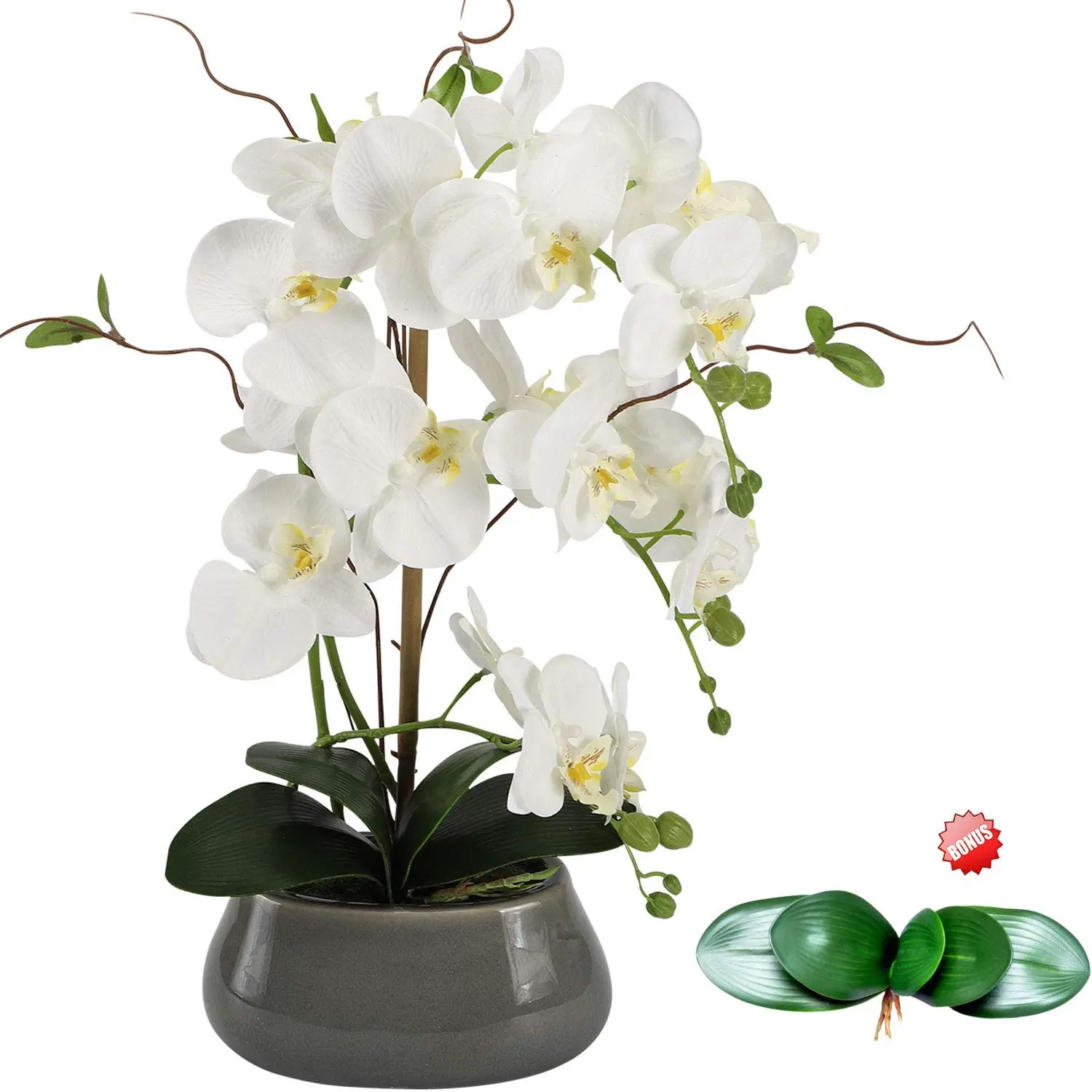 Art Craft Vase - Orquídea Artificial Flores Centrais Para Sala