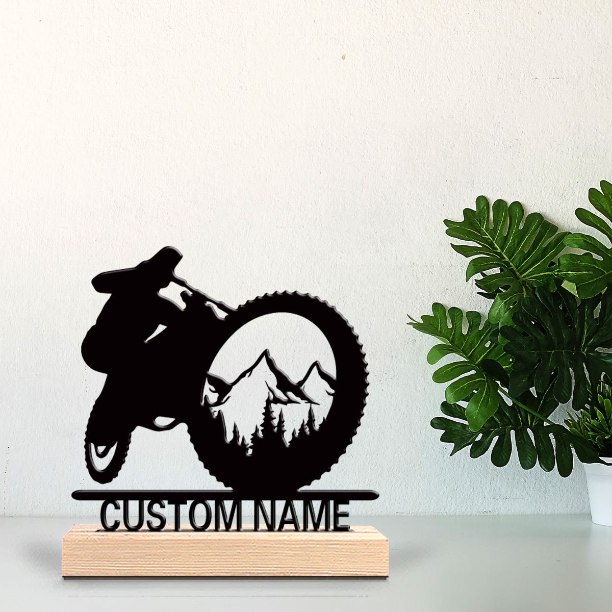 Art Craft Wood - Estátua de Metal Personalizada com Nome