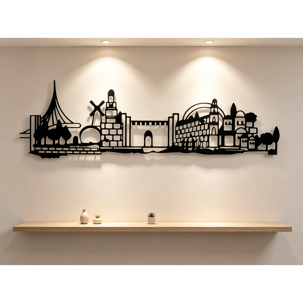 Art & Craft Zone - CIFBUY Arte de Parede em Metal: