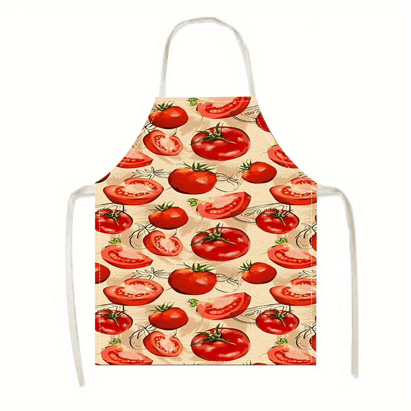 Art And Craft Vegetable - 1 Avental de Cozinha Vermelho com