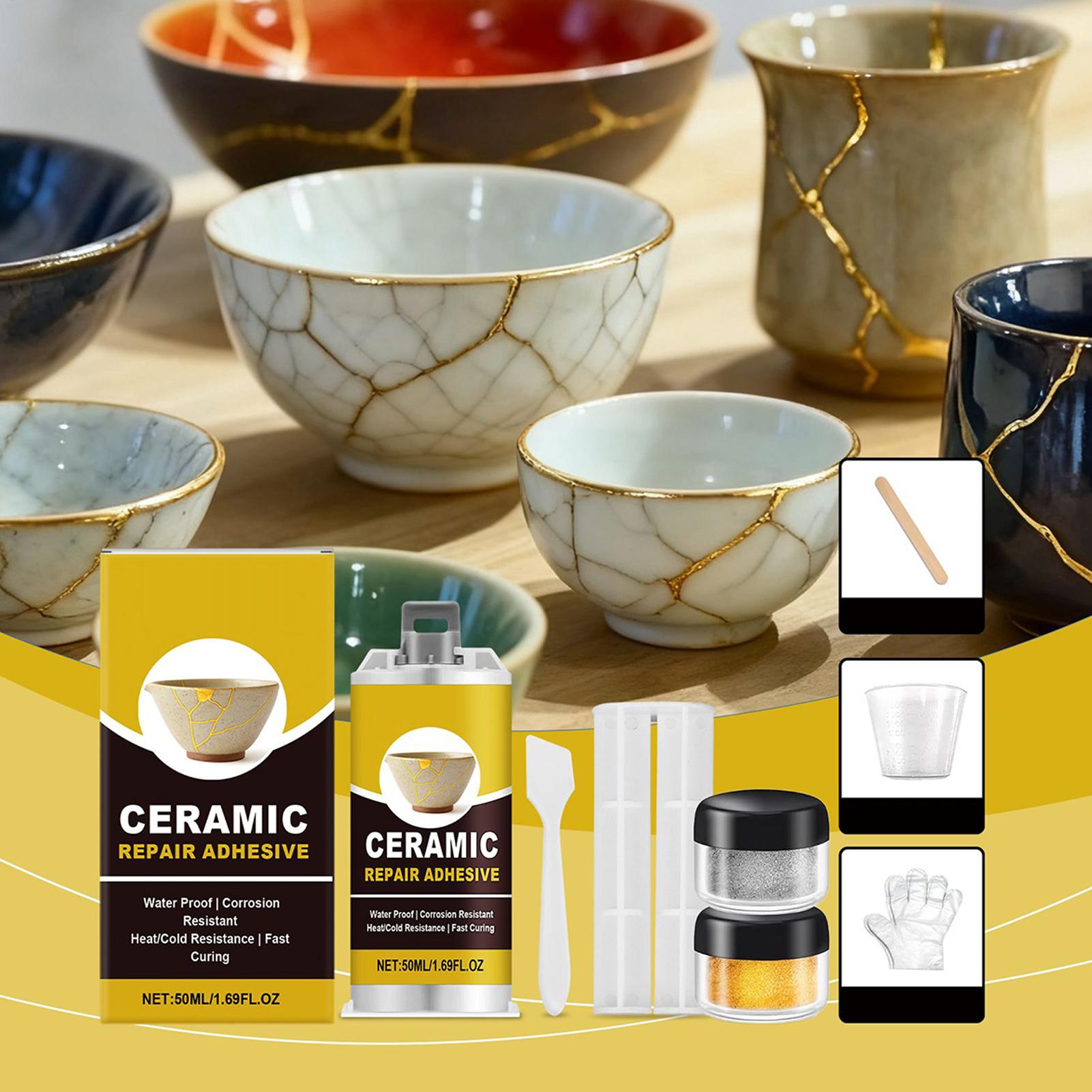 Art Craft Workshop - Kit de Reparo de Porcelana 50ml,