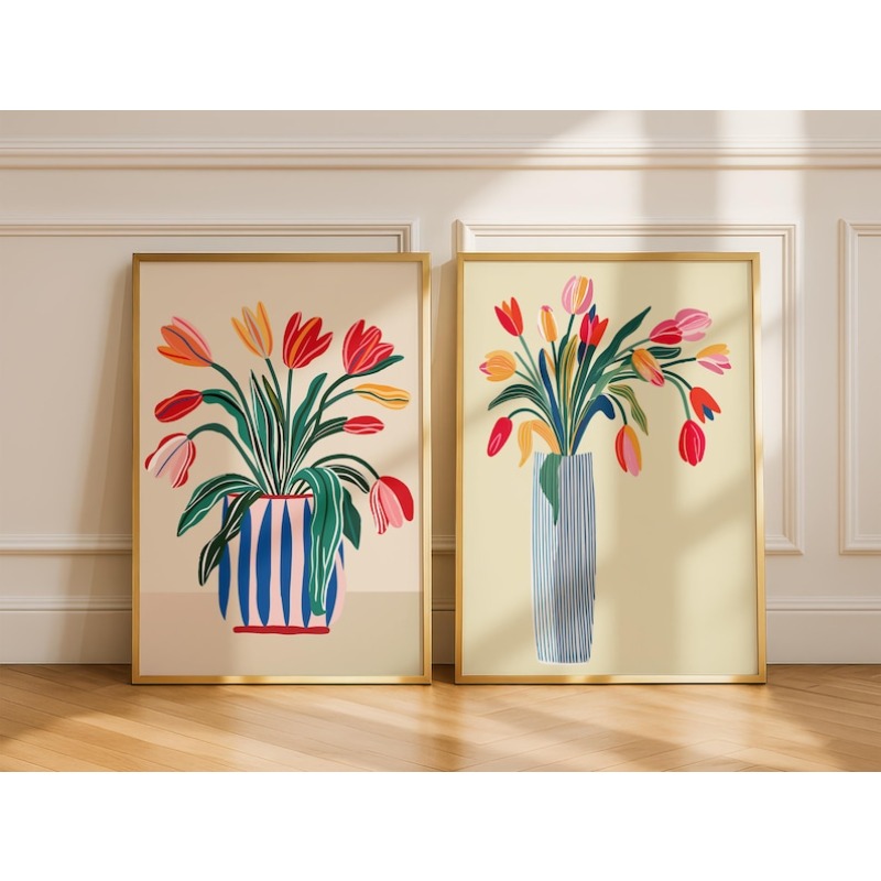 Art Craft Vase - Arte de Parede em Lona com