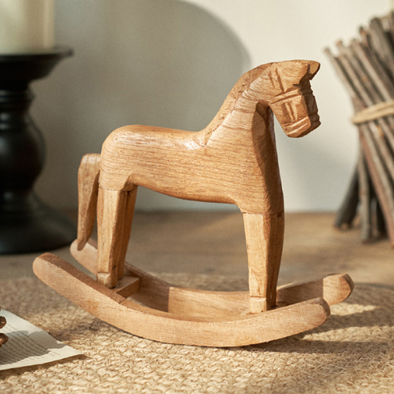 Art Craft Horse - Escultura de Cavalo de Balanço em