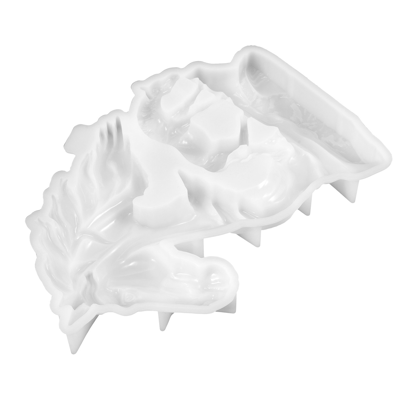 Art Craft Horse - Molde de Silicone Branco para Escultura