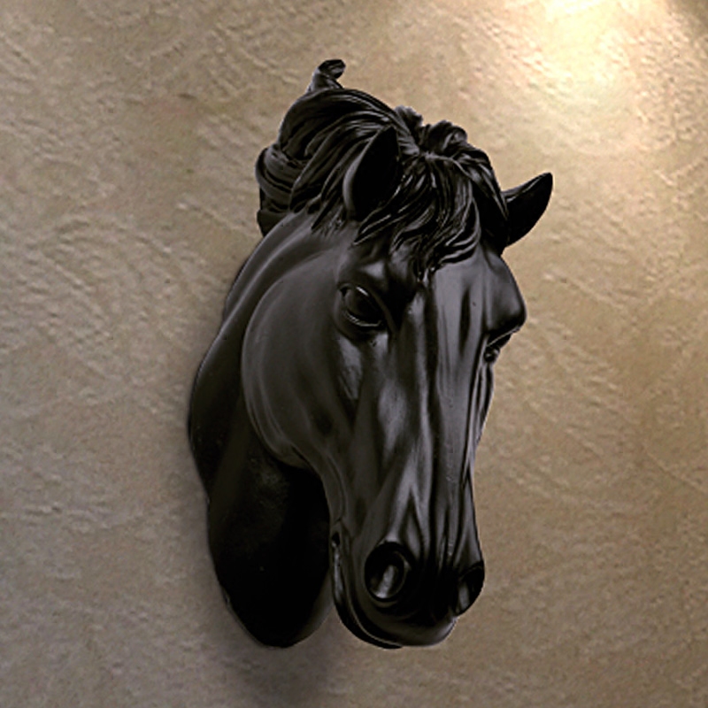 Art Craft Horse - Escultura de Parede 3D em Resina