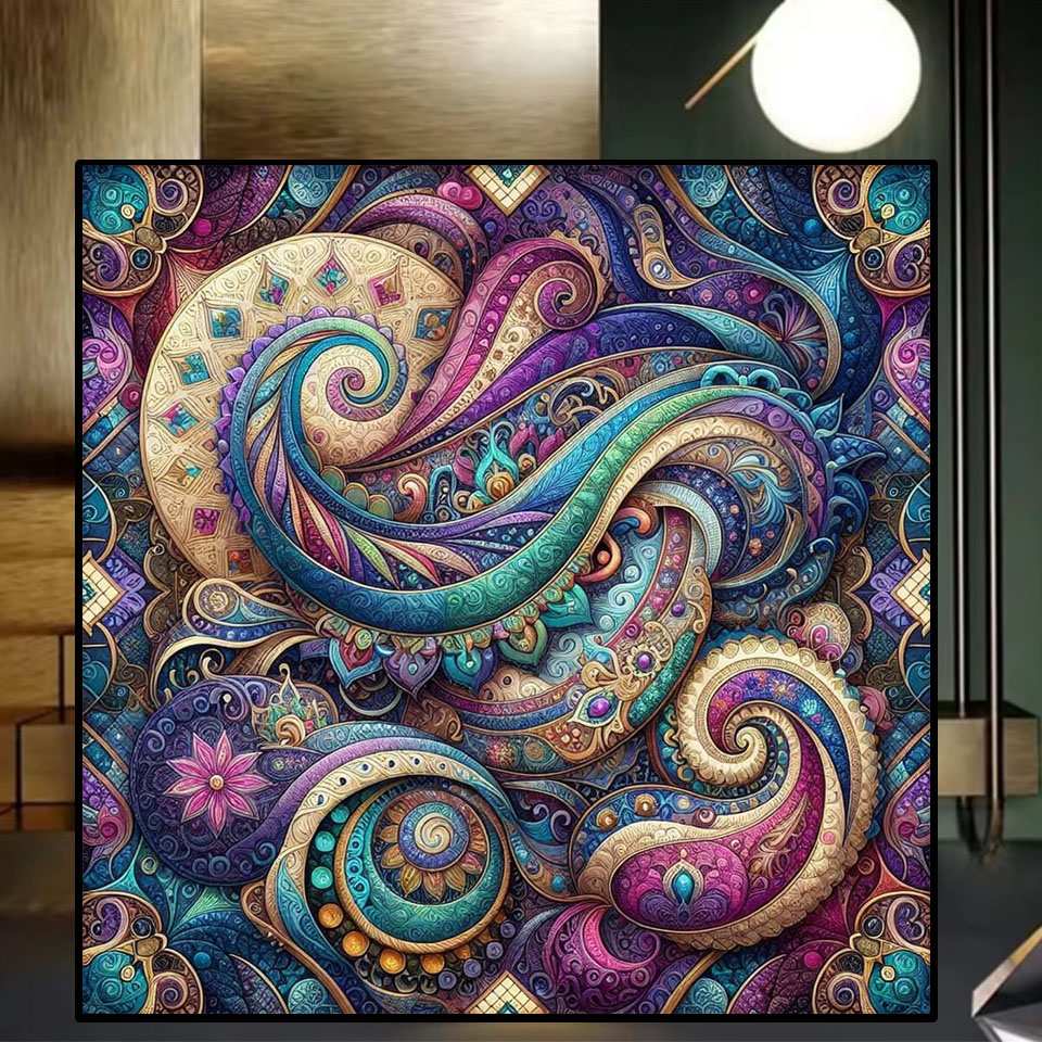 Wallpaper Art And Craft - Kit de Pintura Diamante 5D DIY