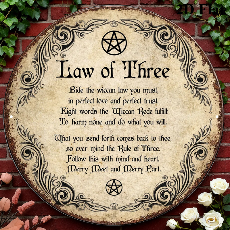 Art & Craft Zone - CIFBUY Arte de parede vintage Wicca