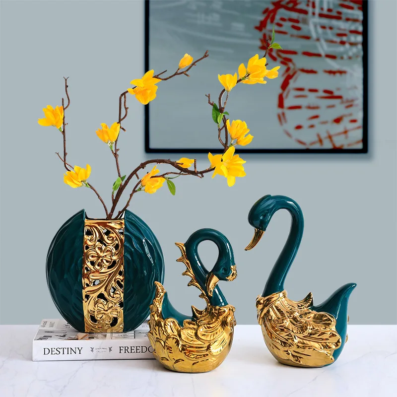 Criativo casa estatuetas decor - Art Craft Vase avaliação e preço