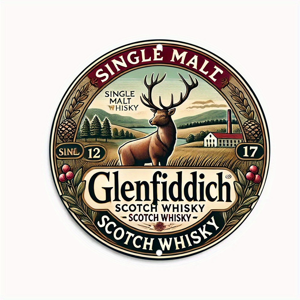 2D plano, Glenfiddich Scotch w - Art Craft Movement avaliação e preço