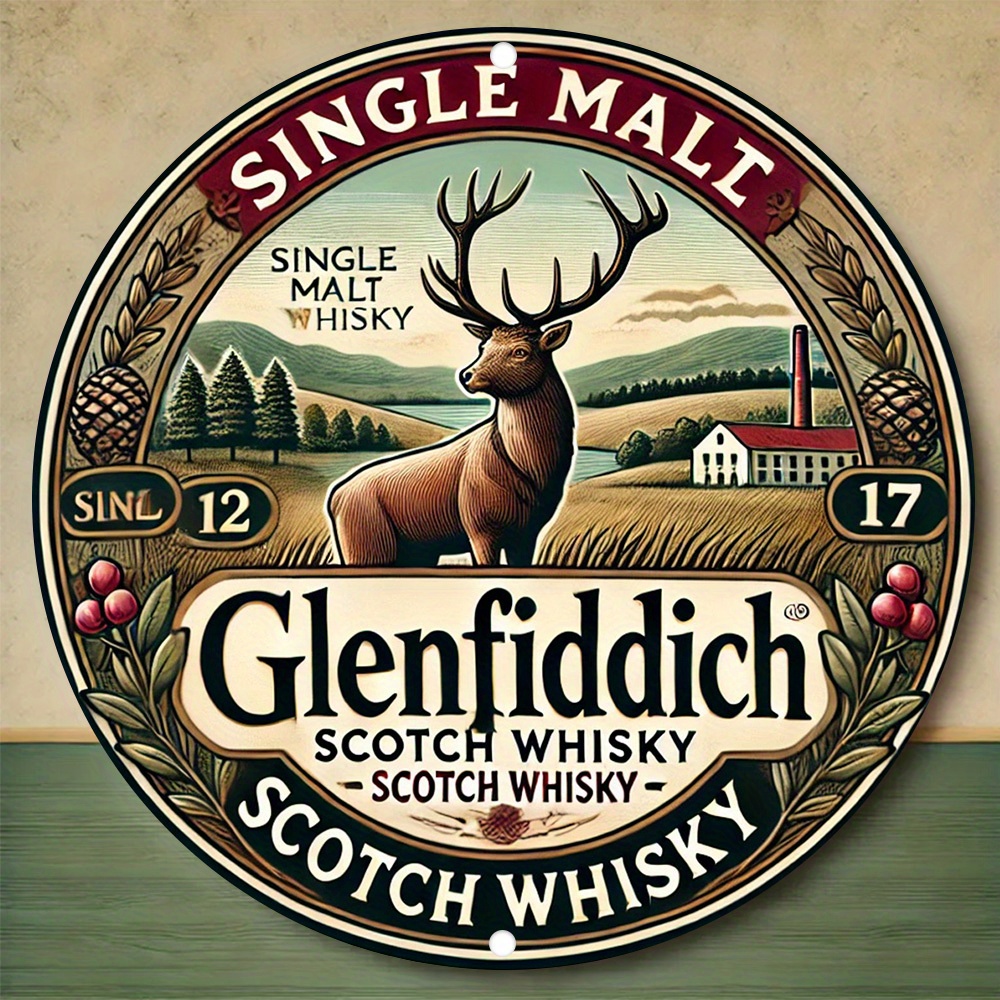 2D plano, Glenfiddich Scotch w - Art Craft Movement avaliação e preço
