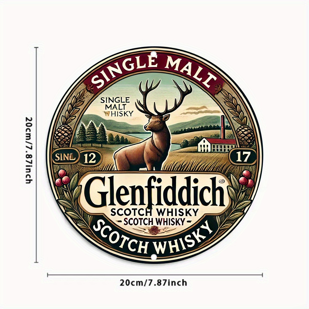 2D plano, Glenfiddich Scotch w - Art Craft Movement avaliação e preço