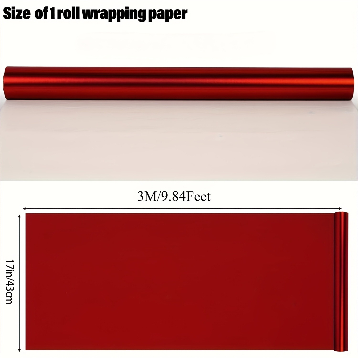 1 Rolo de Papel de Cor Pura em - Art Craft Items avaliação e preço