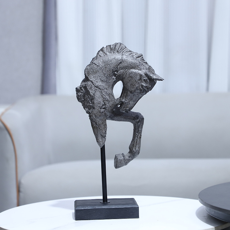 Escultura de Cavalo Antigo em  - Art Craft Horse avaliação e preço