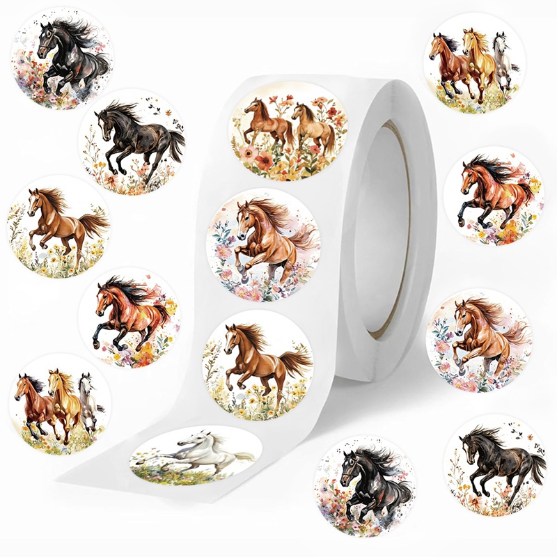 500 Adesivos de Flores e Caval - Art Craft Items avaliação e preço