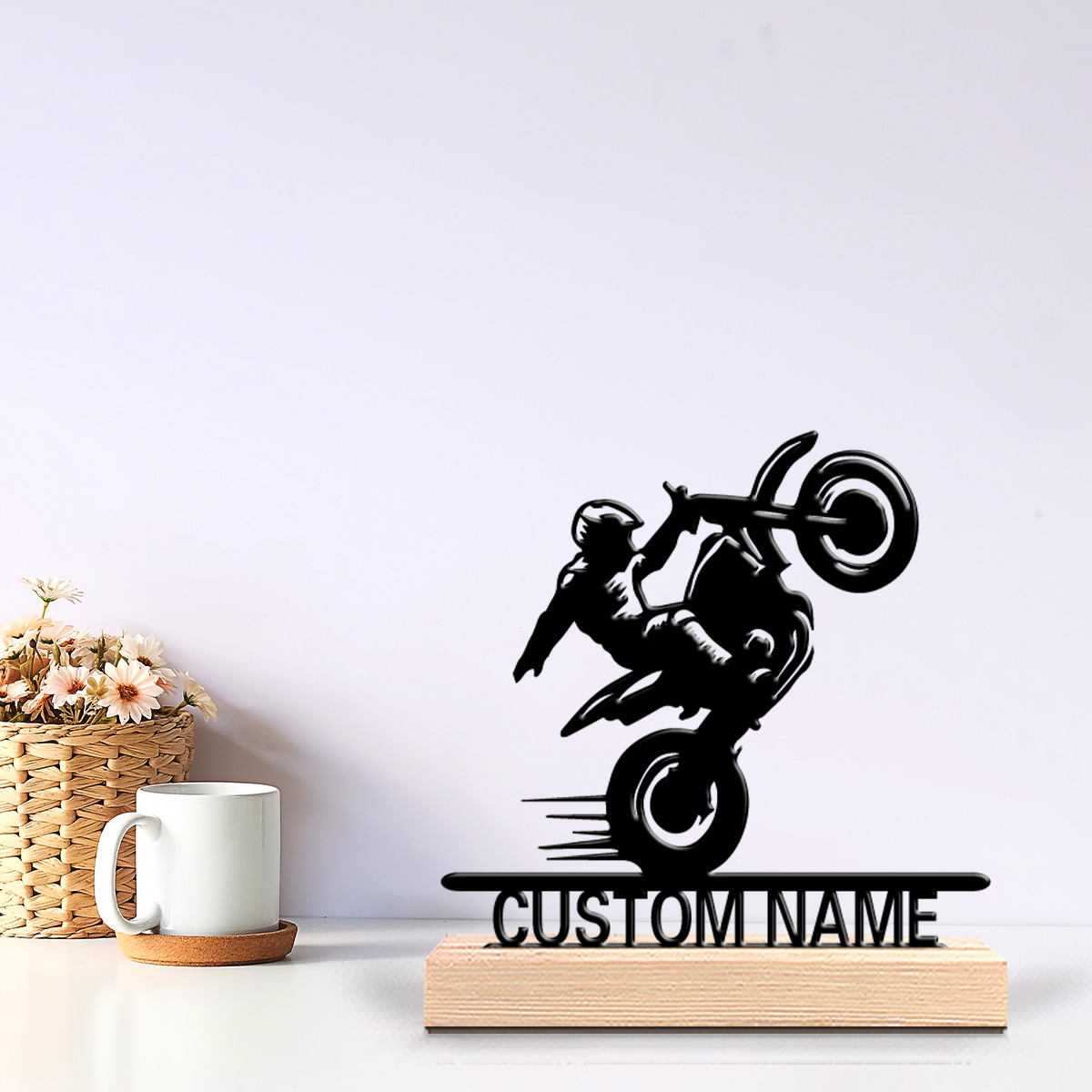 1 peça Escultura de Metal Simp - Art Craft Wood avaliação e preço