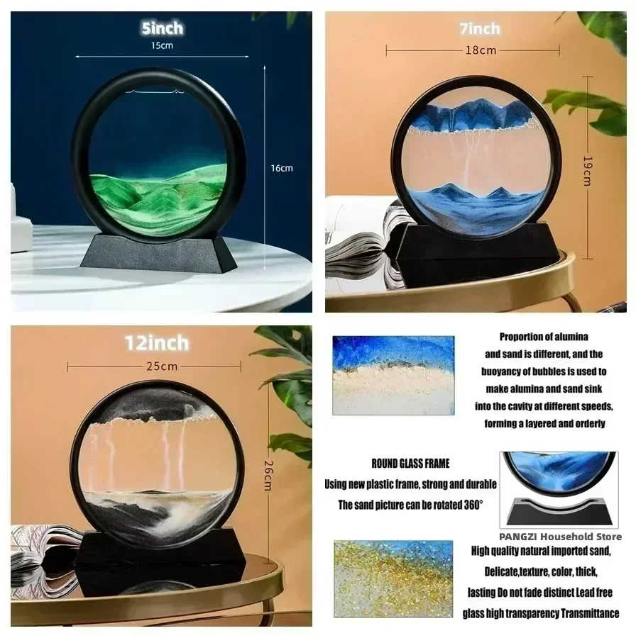 Quadro de Areia Movediça 3D Re - Art Craft Movement avaliação e preço