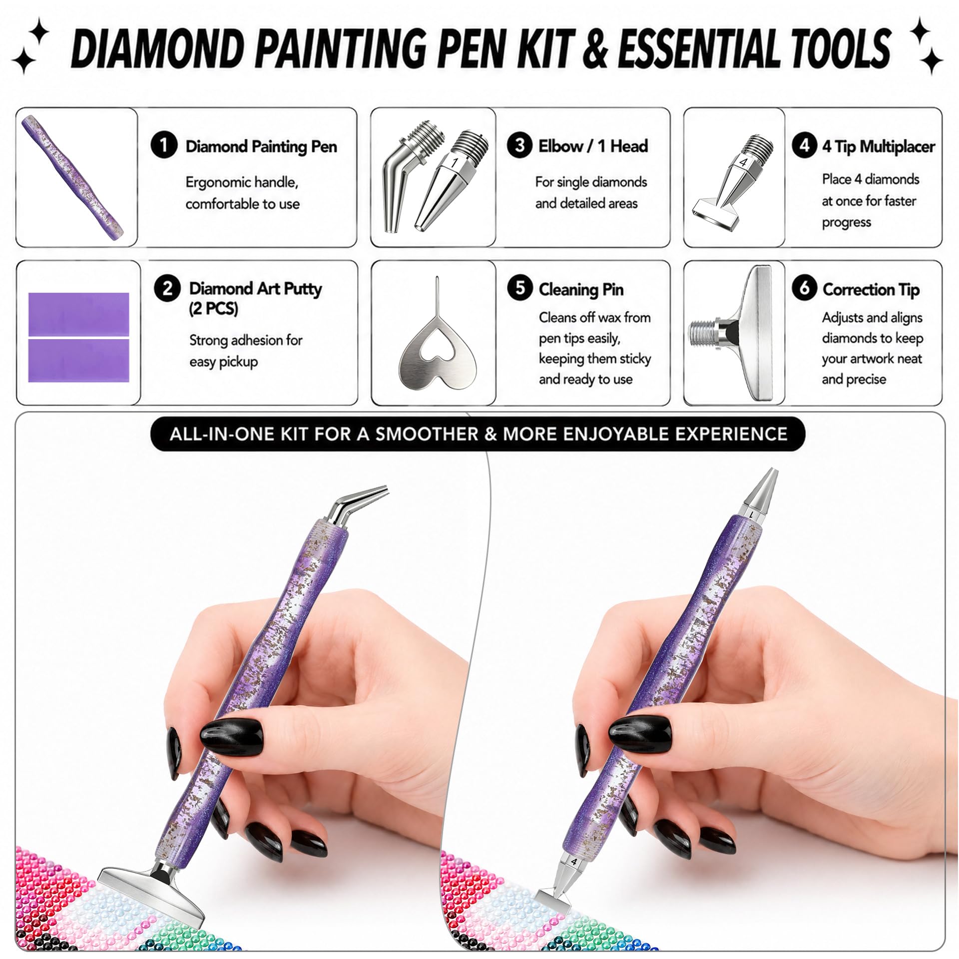 Caneta para pintura de diamant - Art Craft Resin avaliação e preço