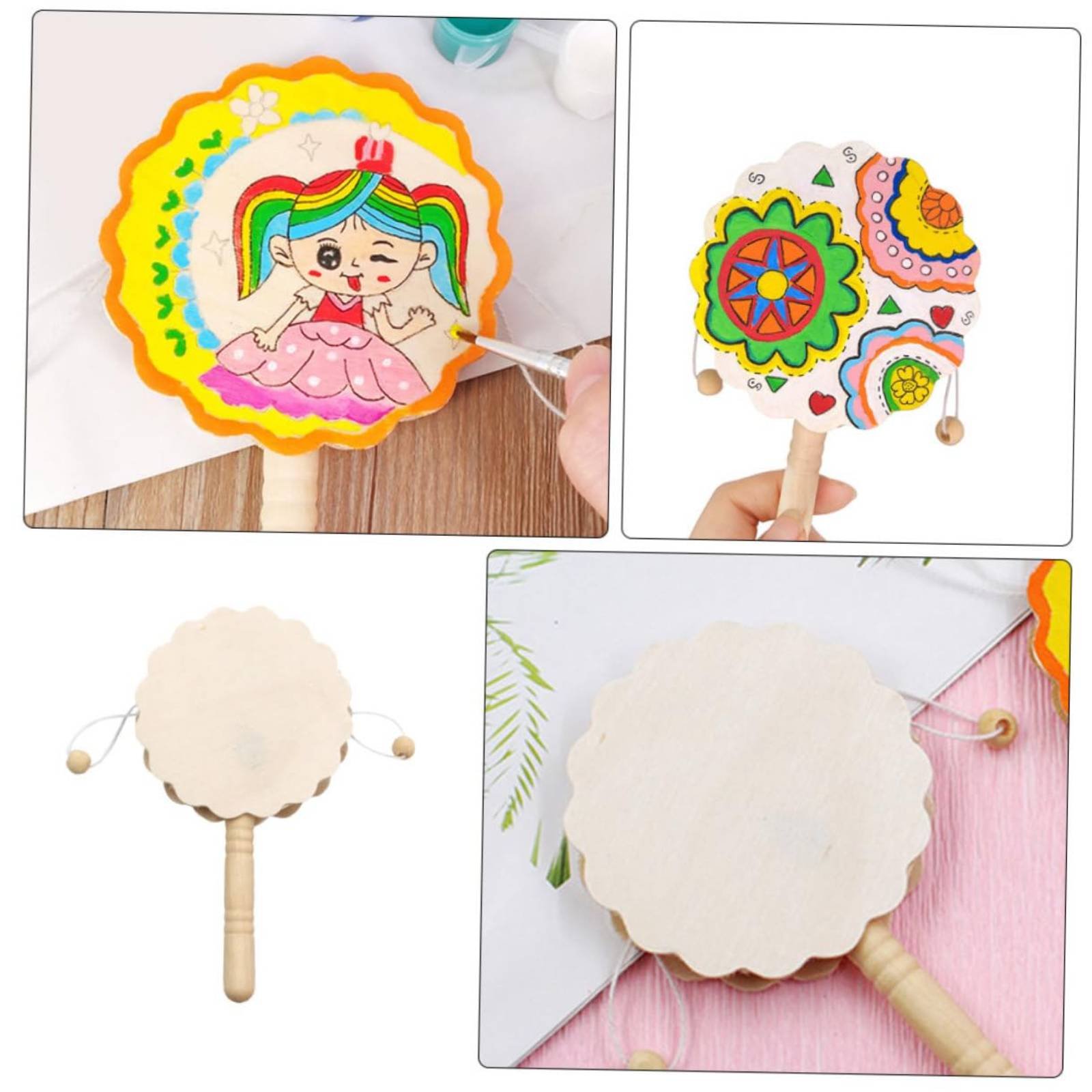 Tambor de Madeira DIY com Alça - Art Craft Workshop avaliação e preço