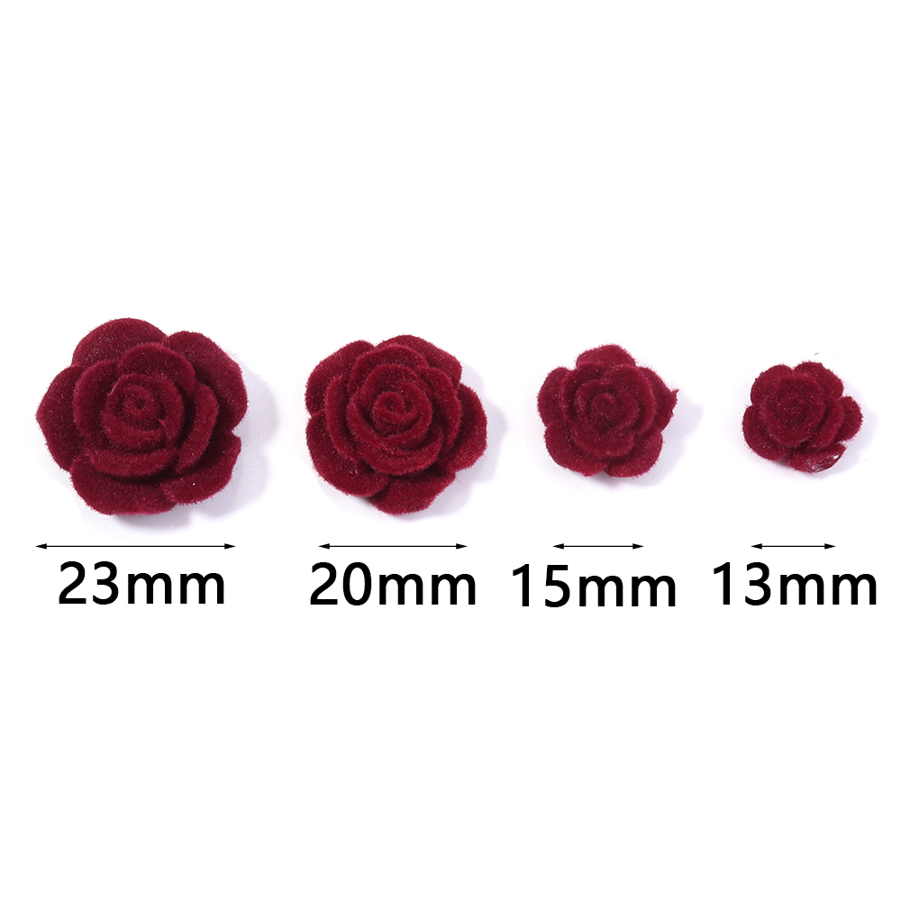20 pçs resina rosa flor vinho  - Art Craft Items avaliação e preço
