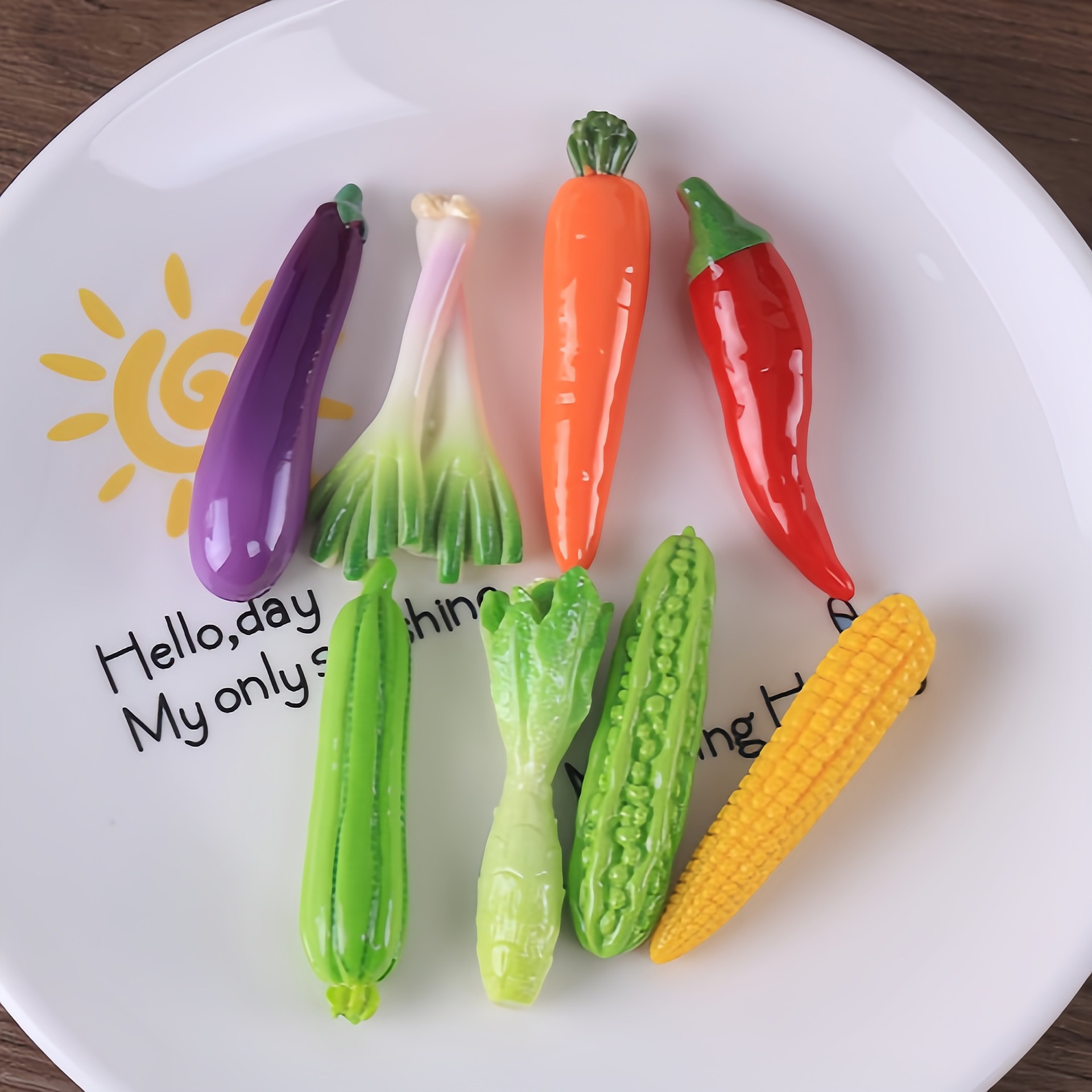 10 Peças de Cabochões de Resin - Art And Craft Vegetable avaliação e preço