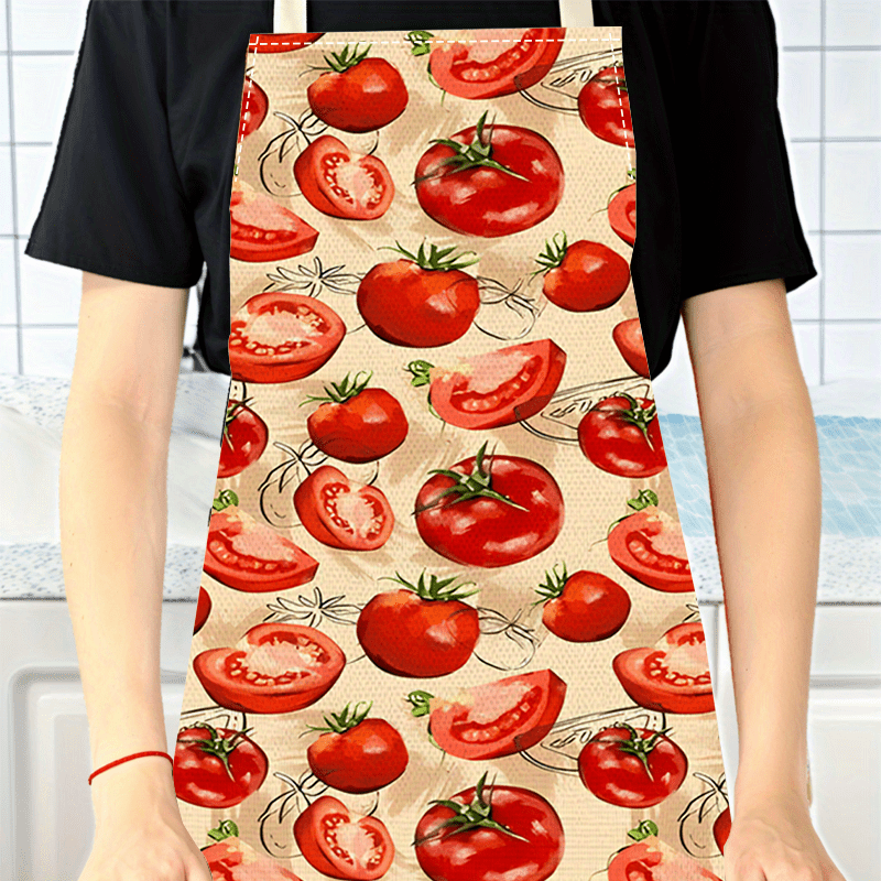 1 Avental de Cozinha Vermelho  - Art And Craft Vegetable avaliação e preço