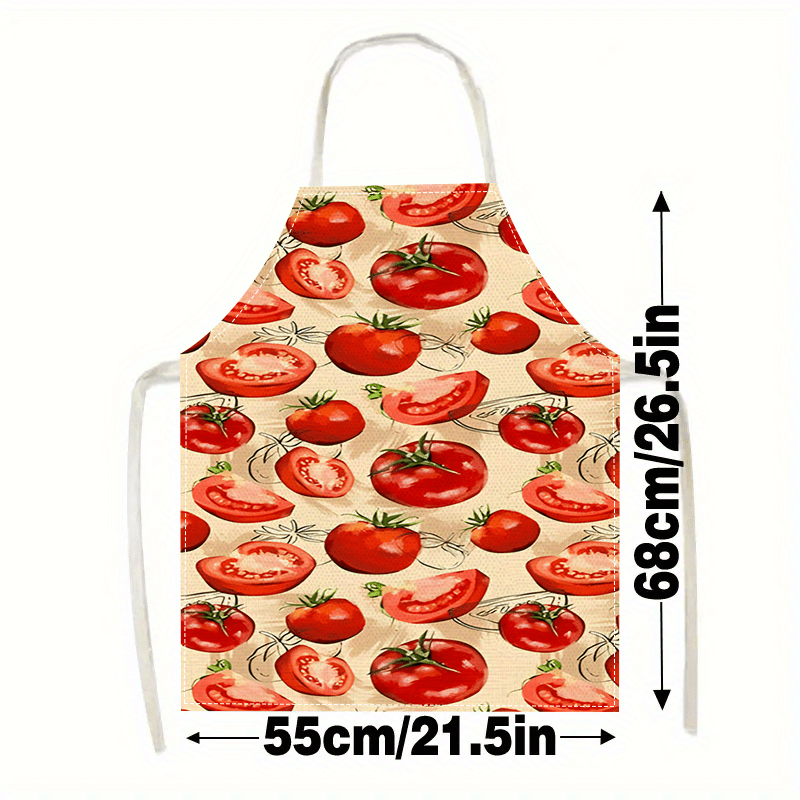 1 Avental de Cozinha Vermelho  - Art And Craft Vegetable avaliação e preço