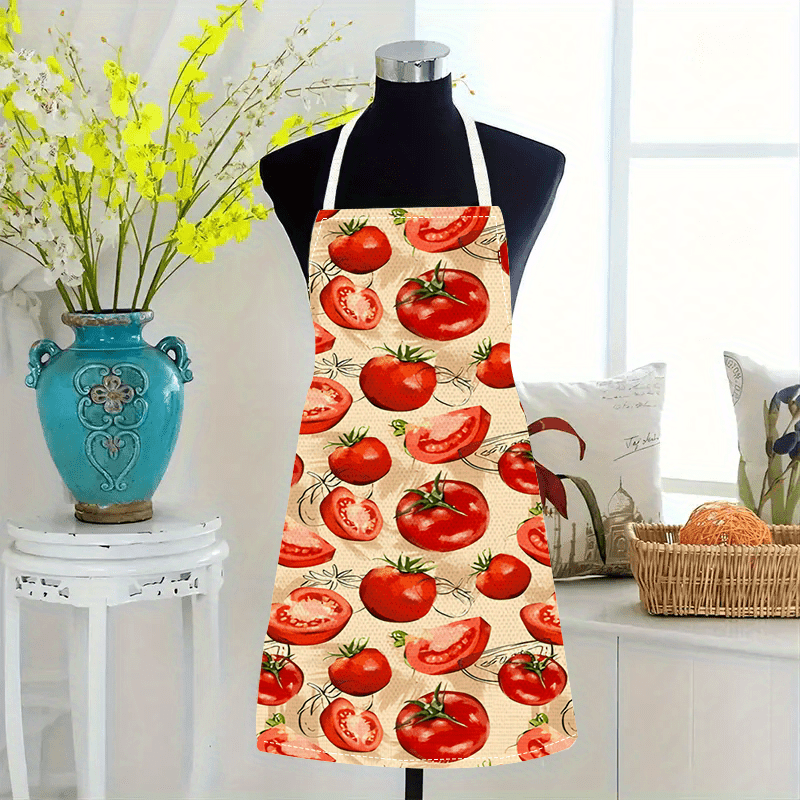 1 Avental de Cozinha Vermelho  - Art And Craft Vegetable avaliação e preço