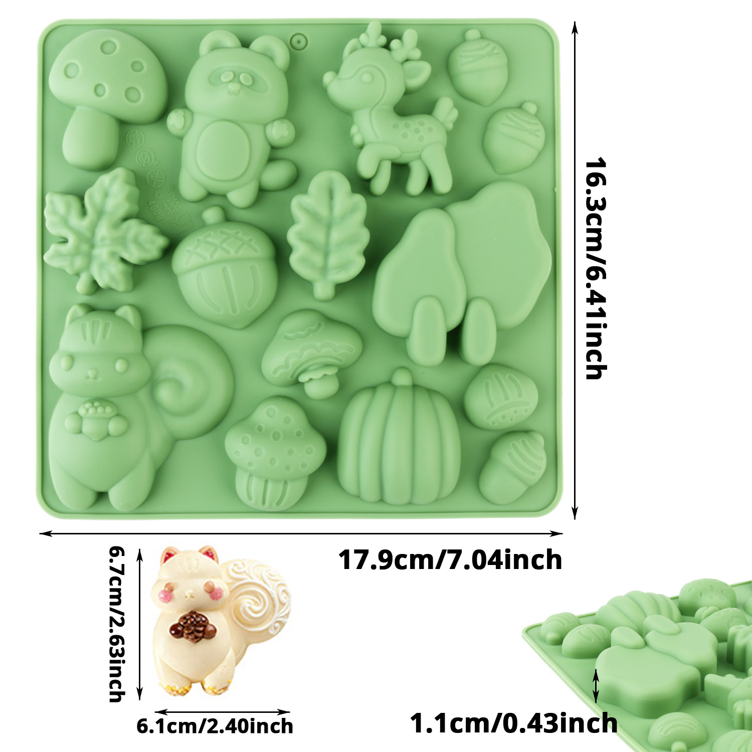 Forma de Silicone para Bolo em - Art Craft Resin avaliação e preço