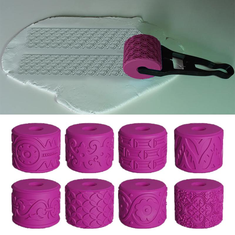 Rolo de Cerâmica Texturizado p - Art Craft Workshop avaliação e preço