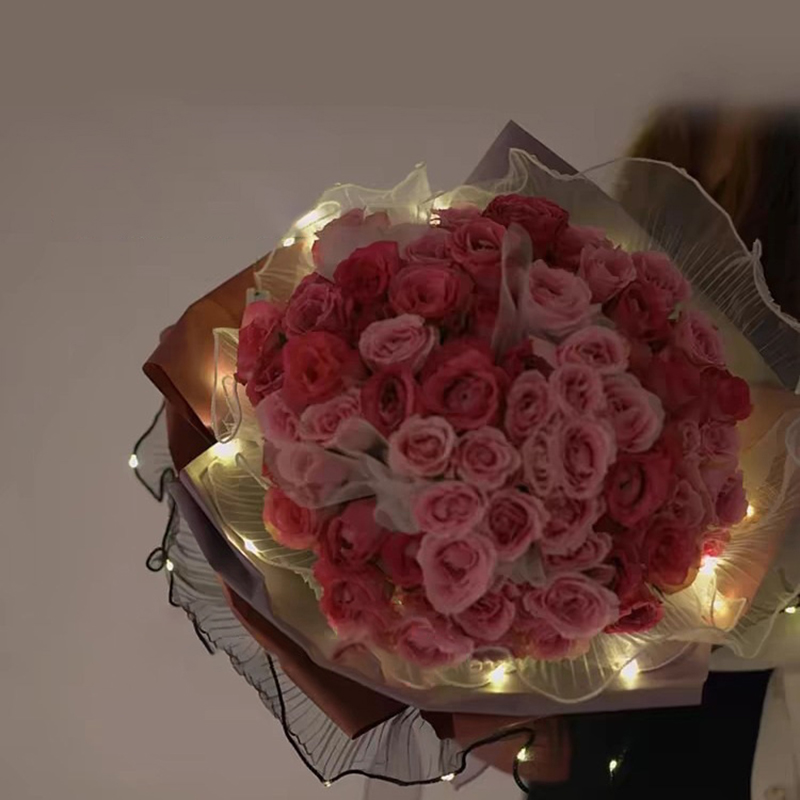 1 pçs led flor papel de embrul - Art Craft Items avaliação e preço