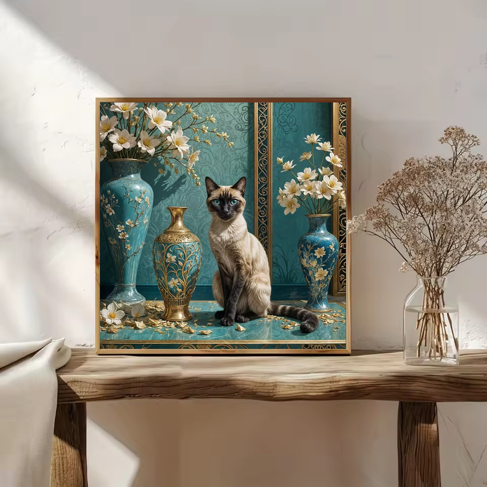 Arte em Mosaico de Diamante, P - Wallpaper Art And Craft avaliação e preço