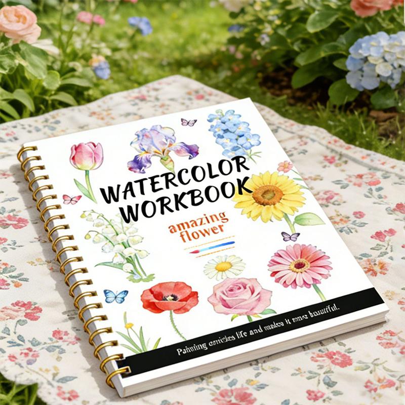 Caderno de aquarela com espira - Art Craft Items avaliação e preço