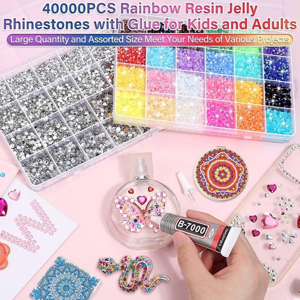 Kit de Strass de Resina Multic - Art Craft Items avaliação e preço