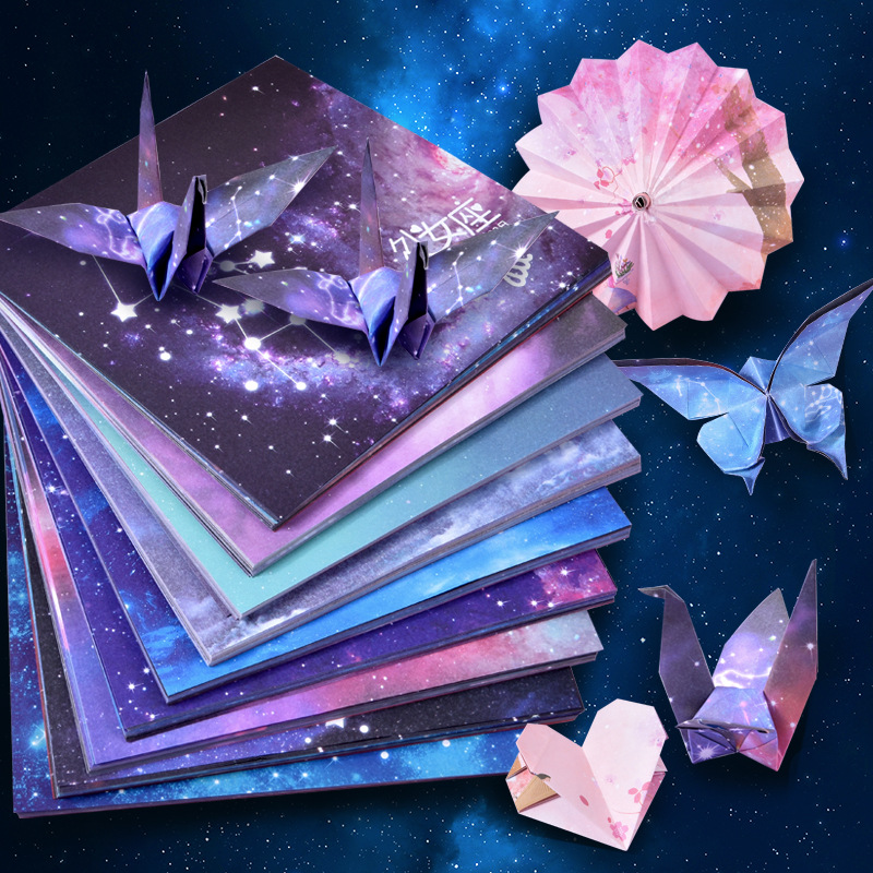 50 folhas de papel origami est - Art And Craft Recycle avaliação e preço