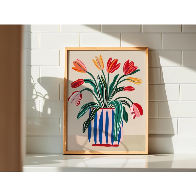 Arte de Parede em Lona com 2 P - Art Craft Vase avaliação e preço
