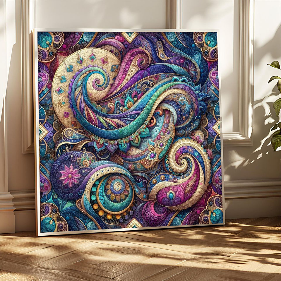 Kit de Pintura Diamante 5D DIY - Wallpaper Art And Craft avaliação e preço