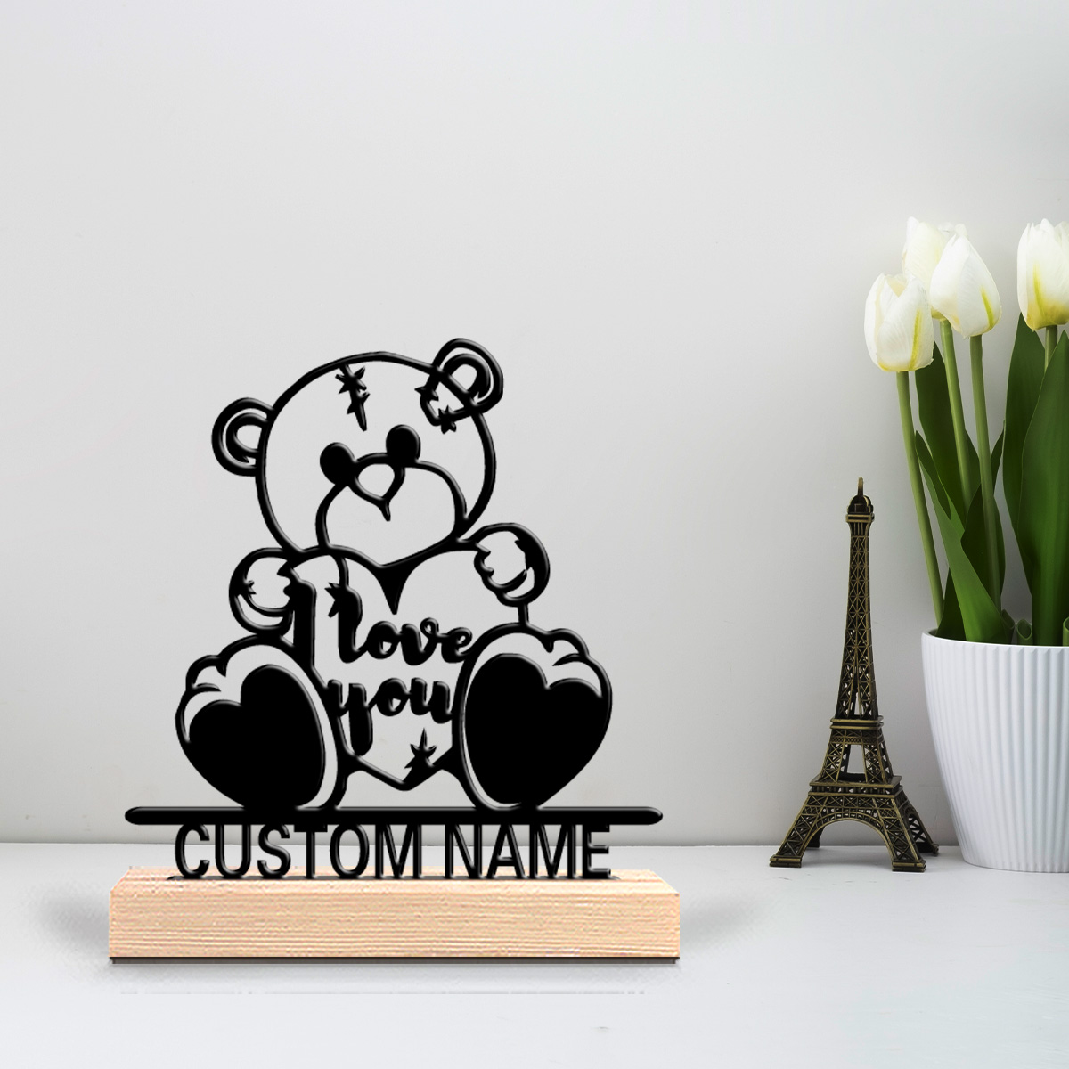 1 peça Estátua de Metal Person - Art Craft Wood avaliação e preço