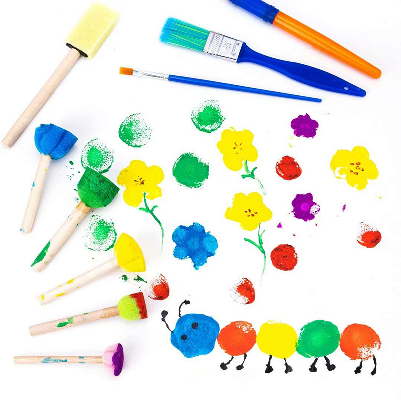 Pacote de esponjas e pincéis p - Art Craft Workshop avaliação e preço