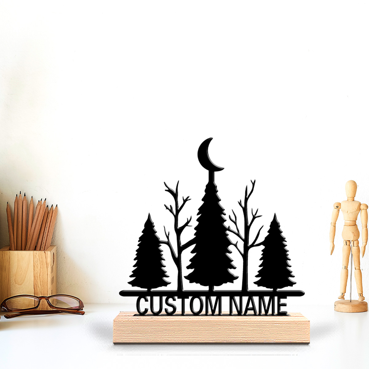 1 peça Estátua de Metal Minima - Art Craft Wood avaliação e preço