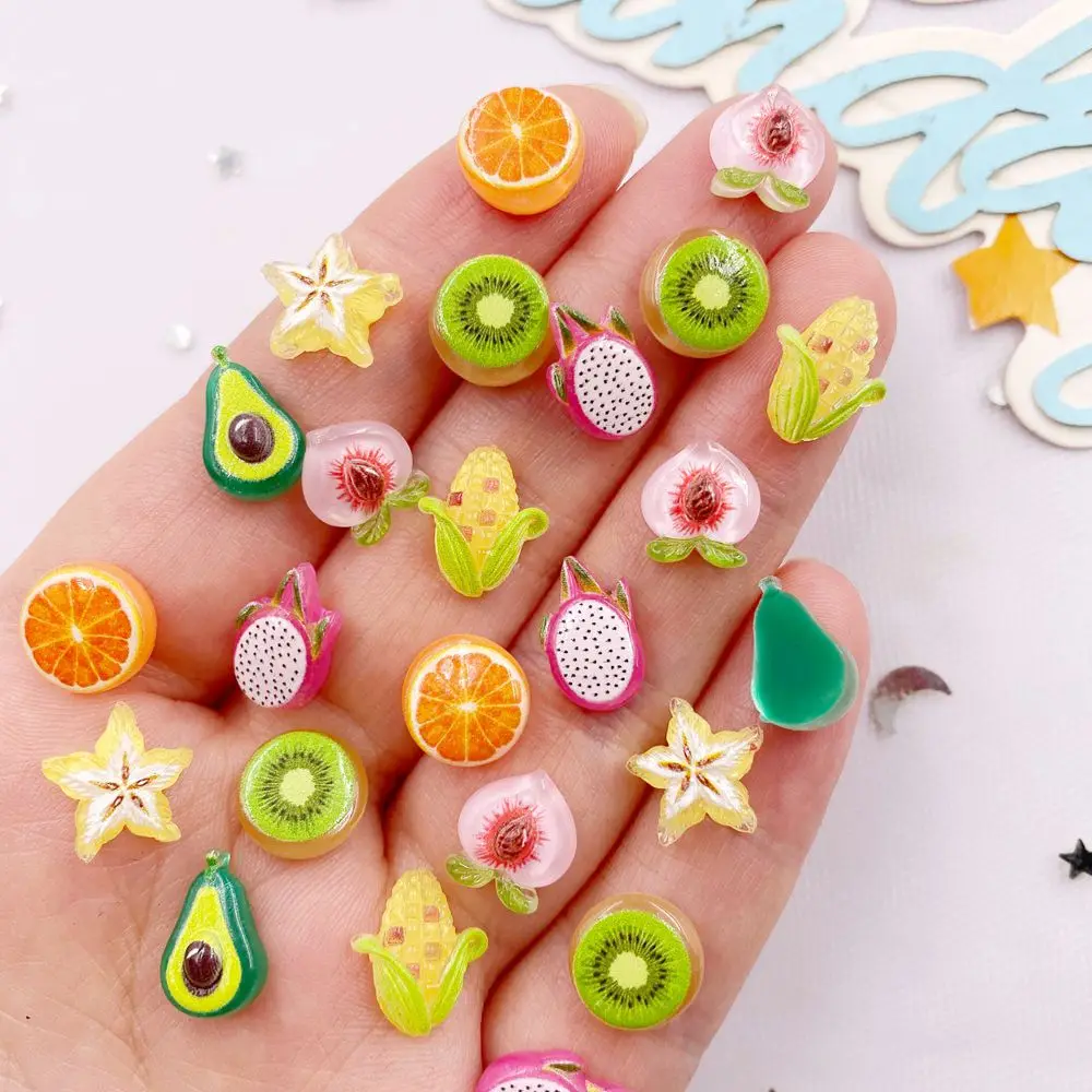 50 pçs resina bonito mini colo - Art And Craft Vegetable avaliação e preço